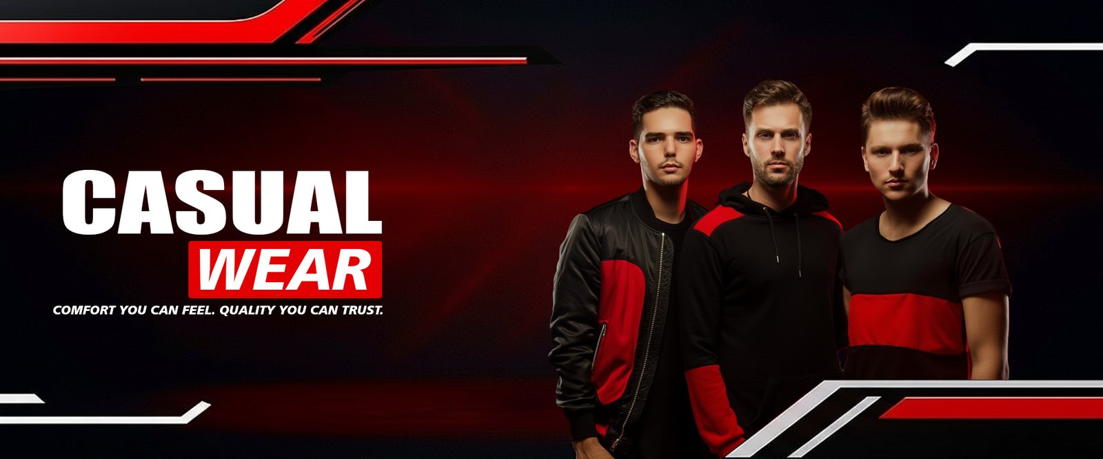 casual wear banner